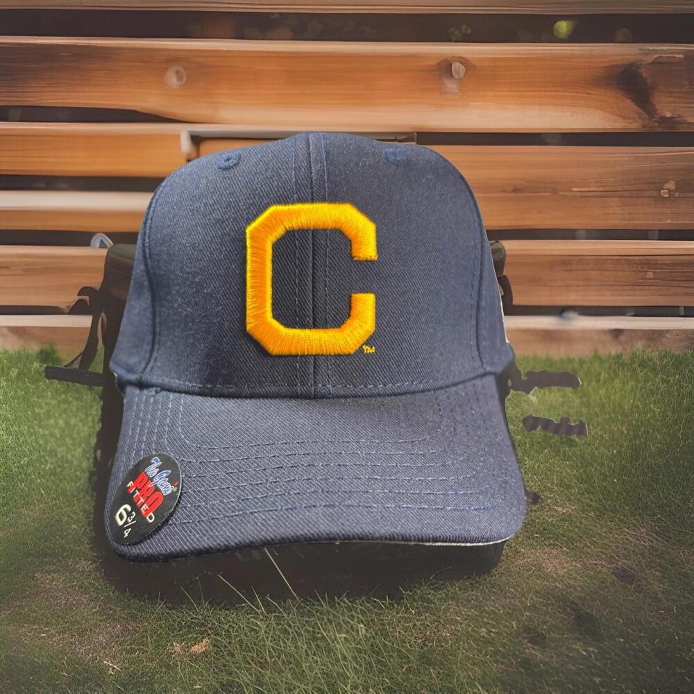 California Bears The Game Pro Fitted Hat Blue Size 6 3/4 Embroidered Logo